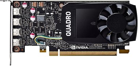 NVIDIA Quadro P1000 Professional 4GB, gddr5, Graphics Board (VCQP1000-PB)