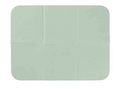 Ubbi On-The-Go Diaper Changing Baby Mat, Soft and Comfortable Diaper Bag Accessory Must Have for Newborns, Easy to Clean, Portable Folding Pad, Baby Traveling Accessories, Sage Green