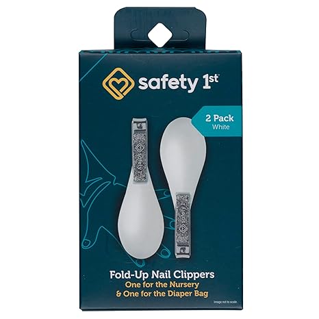 Safety 1st Fold-Up Nail Clippers - 2pk
