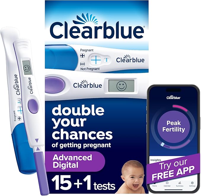 Clearblue Advanced Digital Ovulation Test Kit, 16 Ct