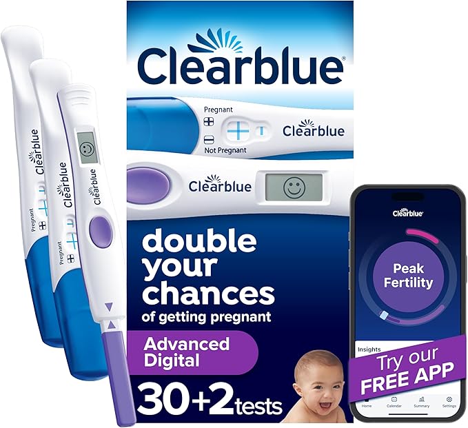 Clearblue Advanced Digital Ovulation Test Kit, 32 Ct